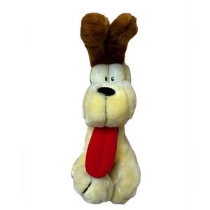 Vintage 1980s Garfield’s ODIE Dog Plush Stuffed Animal ~13" Height, GUC